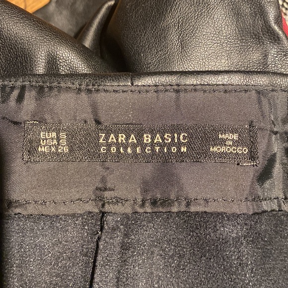 Zara S Leather office skirt Never worn - Picture 2 of 2
